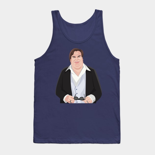 Chris Farley - Awesome Vector Art Tank Top by WaltTheAdobeGuy